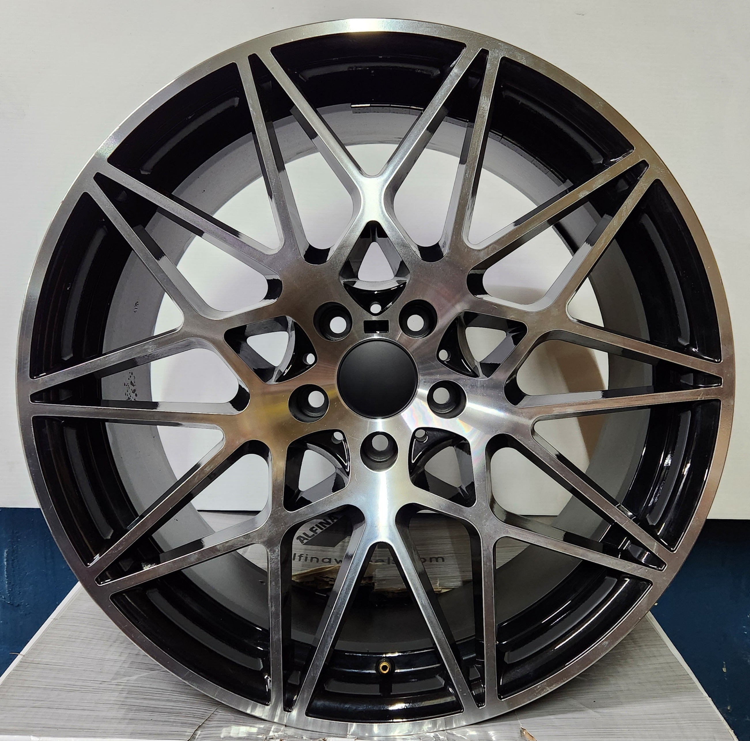 758 Wheels 20x9.5 5x120 Black Machine Face – Gun Hill Tire House (wtw 